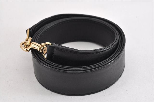 Authentic GUCCI Bamboo Vintage 2way Hand Shoulder Bag Leather Black Junk 1999G