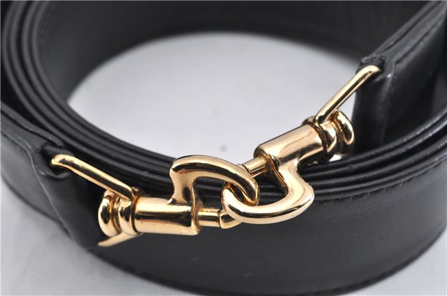 Authentic GUCCI Bamboo Vintage 2way Hand Shoulder Bag Leather Black Junk 1999G