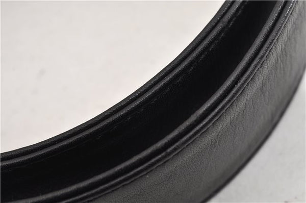 Authentic GUCCI Bamboo Vintage 2way Hand Shoulder Bag Leather Black Junk 1999G