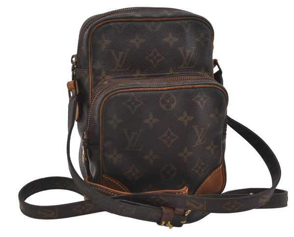 Authentic Louis Vuitton Monogram Amazone Shoulder Cross Body Bag M45236 LV 1999I