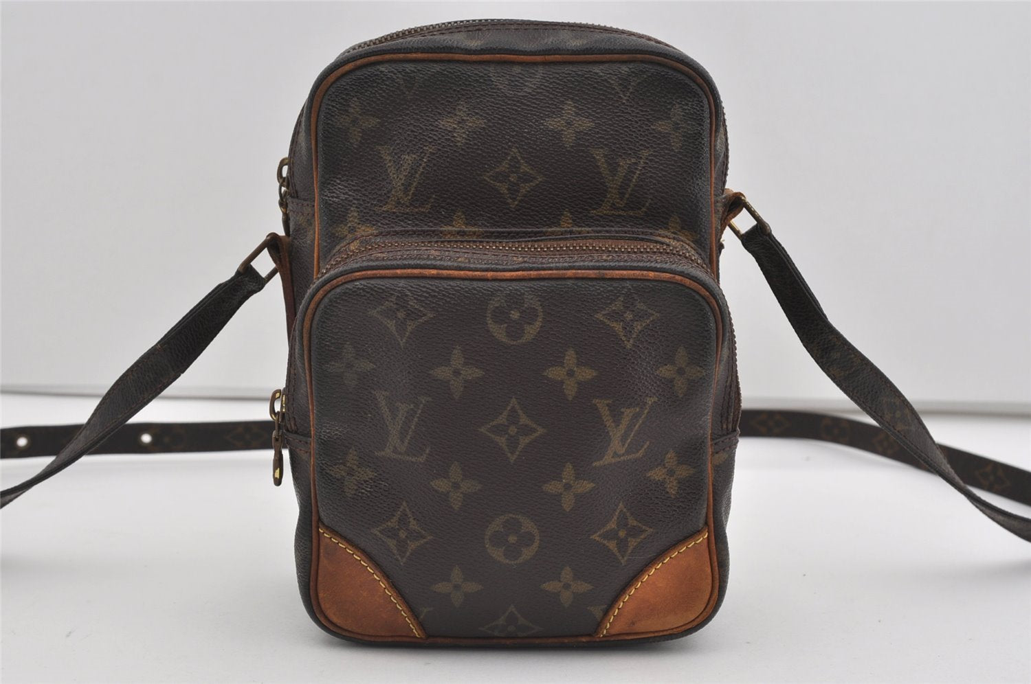 Authentic Louis Vuitton Monogram Amazone Shoulder Cross Body Bag M45236 LV 1999I