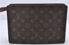 Authentic Louis Vuitton Monogram Pochette Homme Clutch Hand Bag M51795 LV 2000D