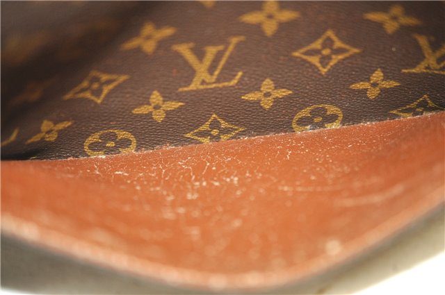 Authentic Louis Vuitton Monogram Pochette Homme Clutch Hand Bag M51795 LV 2000D