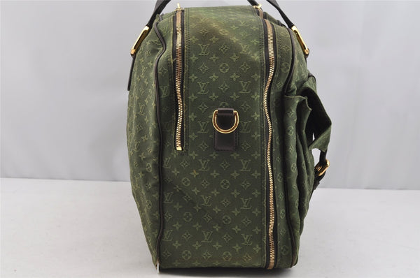 Auth Louis Vuitton Monogram Mini Claudine 2Way Boston Bag Green M42332 LV 2000I