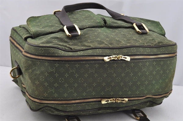 Auth Louis Vuitton Monogram Mini Claudine 2Way Boston Bag Green M42332 LV 2000I