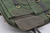Auth Louis Vuitton Monogram Mini Claudine 2Way Boston Bag Green M42332 LV 2000I