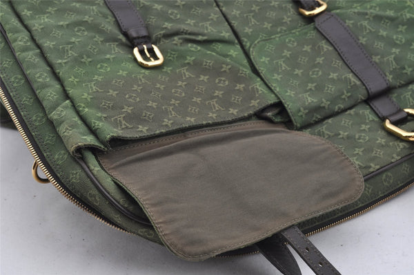 Auth Louis Vuitton Monogram Mini Claudine 2Way Boston Bag Green M42332 LV 2000I