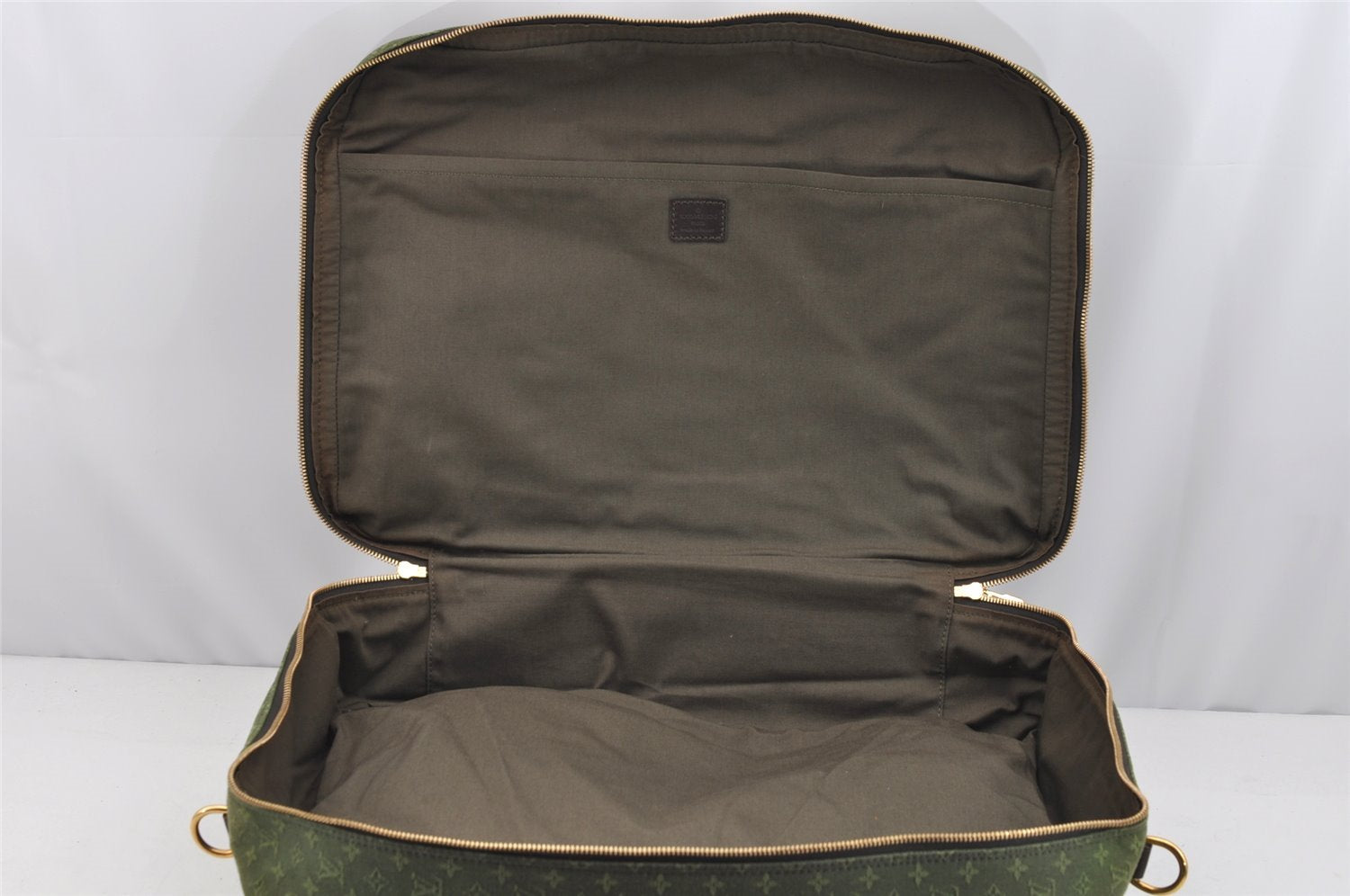 Auth Louis Vuitton Monogram Mini Claudine 2Way Boston Bag Green M42332 LV 2000I