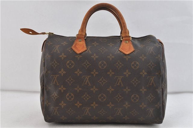 Authentic Louis Vuitton Monogram Speedy 30 Hand Bag Purse M41526 LV 2001D