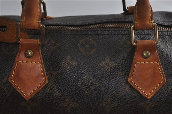 Authentic Louis Vuitton Monogram Speedy 30 Hand Bag Purse M41526 LV 2001D