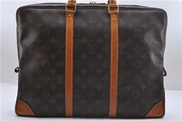 Auth Louis Vuitton Monogram Porte Documents Voyage Briefcase M53361 LV 2002D