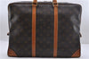 Auth Louis Vuitton Monogram Porte Documents Voyage Briefcase M53361 LV 2002D