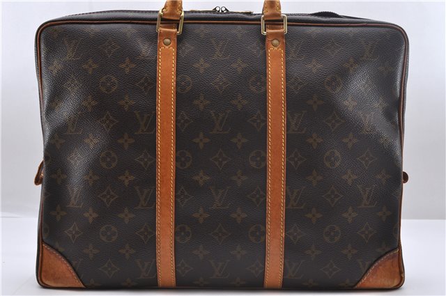 Auth Louis Vuitton Monogram Porte Documents Voyage Briefcase M53361 LV 2002D