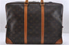 Auth Louis Vuitton Monogram Porte Documents Voyage Briefcase M53361 LV 2002D