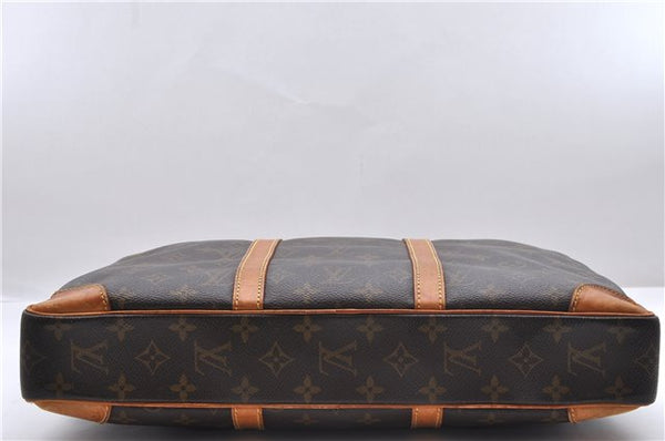 Auth Louis Vuitton Monogram Porte Documents Voyage Briefcase M53361 LV 2002D