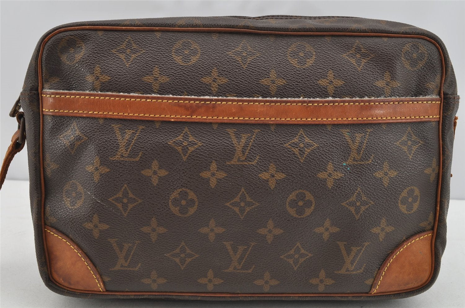 Authentic Louis Vuitton Monogram Trocadero 30 Shoulder Bag M51272 LV Junk 2002I