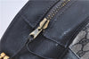 Authentic GUCCI Horsebit Shoulder Cross Body Bag GG PVC Leather Blue 2005D