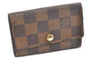 Authentic Louis Vuitton Damier Multicles 6 Key Case Holder N62630 LV 2005G
