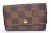 Authentic Louis Vuitton Damier Multicles 6 Key Case Holder N62630 LV 2005G