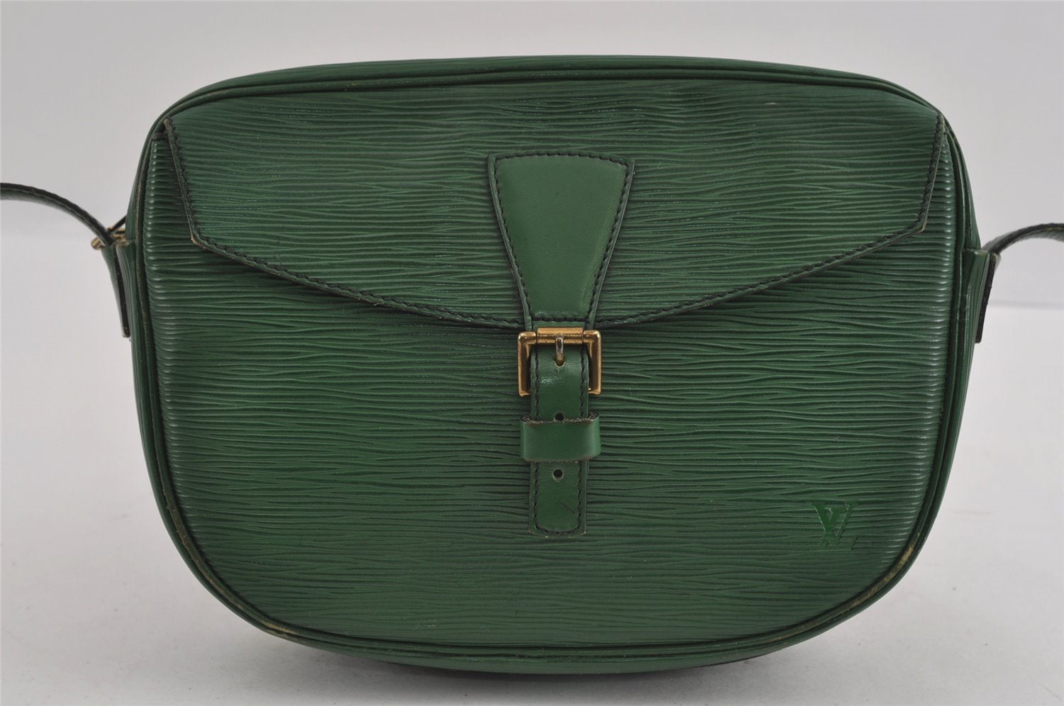 Authentic Louis Vuitton Epi Jeune Fille Shoulder Cross Bag Green M52154 LV 2005I