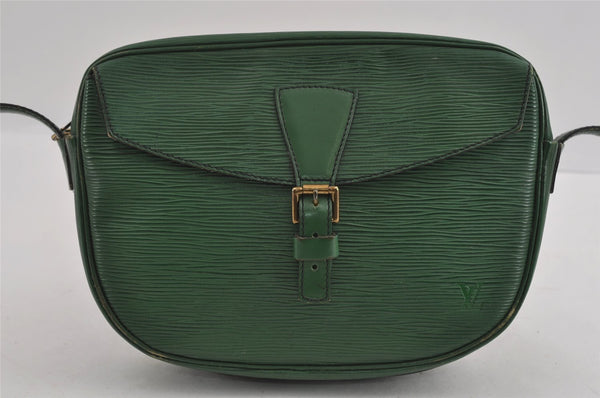 Authentic Louis Vuitton Epi Jeune Fille Shoulder Cross Bag Green M52154 LV 2005I
