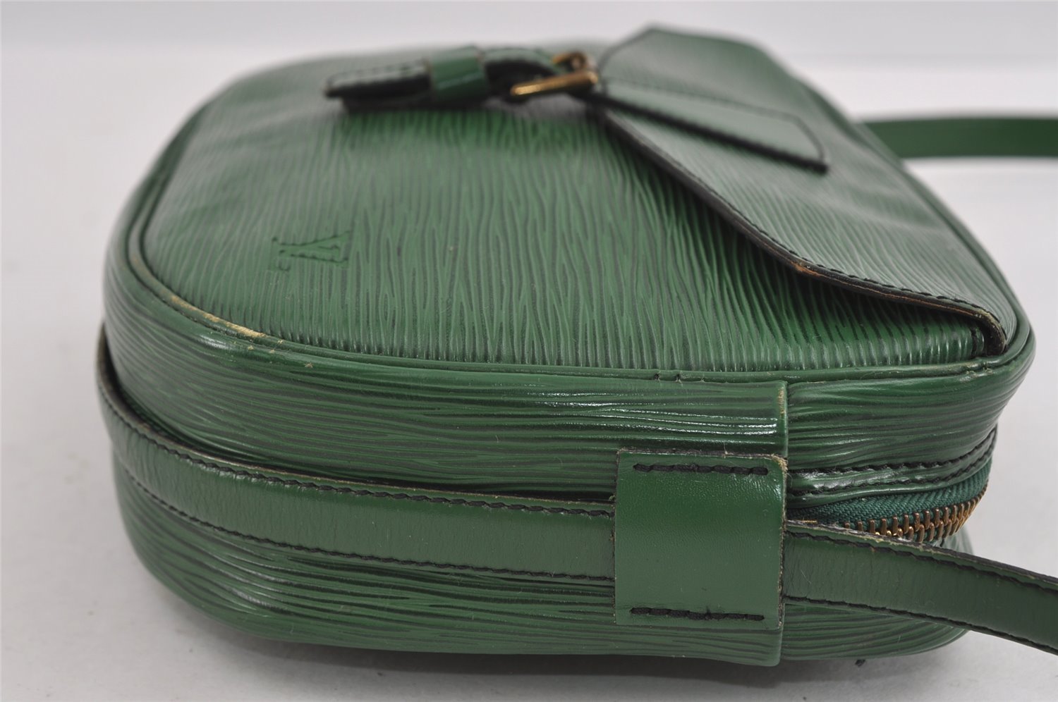 Authentic Louis Vuitton Epi Jeune Fille Shoulder Cross Bag Green M52154 LV 2005I