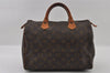 Authentic Louis Vuitton Monogram Speedy 30 Hand Boston Bag M41526 LV Junk 2007I