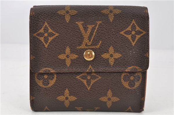Authentic Louis Vuitton Monogram M61652 Porte Monnaie Billet Carte Credit 2008G