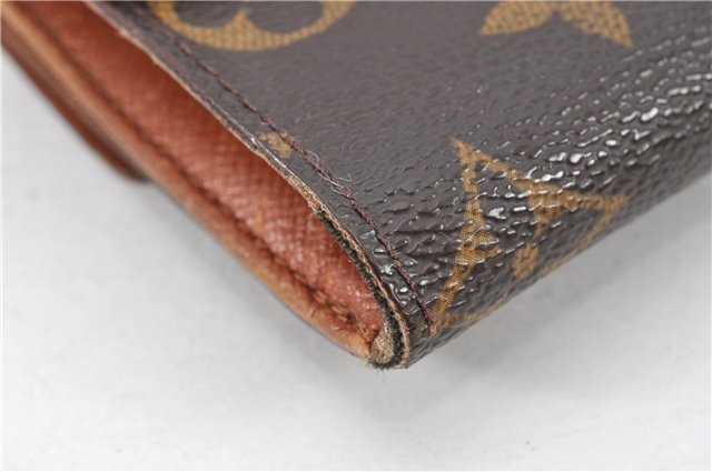 Authentic Louis Vuitton Monogram M61652 Porte Monnaie Billet Carte Credit 2008G