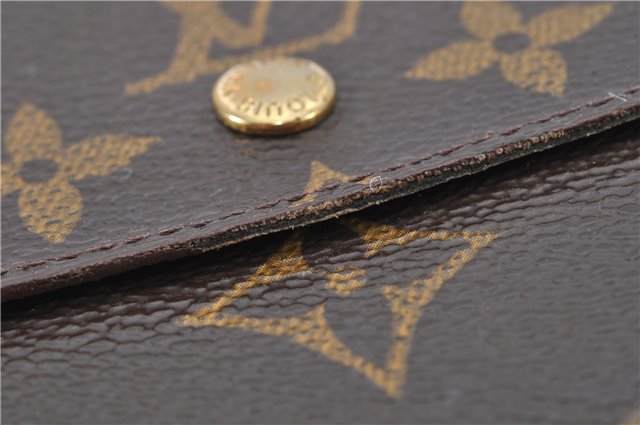 Authentic Louis Vuitton Monogram M61652 Porte Monnaie Billet Carte Credit 2008G