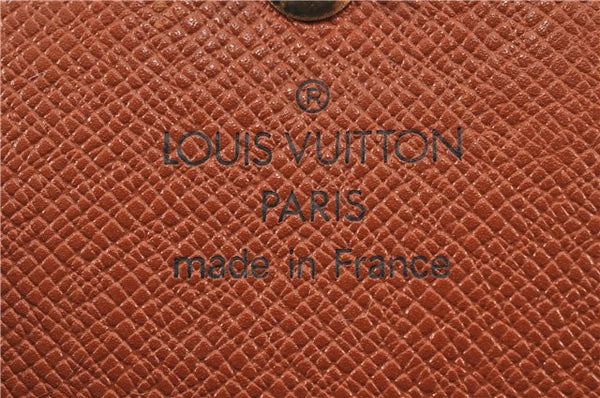 Authentic Louis Vuitton Monogram M61652 Porte Monnaie Billet Carte Credit 2008G