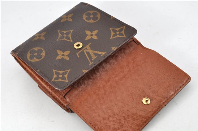 Authentic Louis Vuitton Monogram M61652 Porte Monnaie Billet Carte Credit 2008G