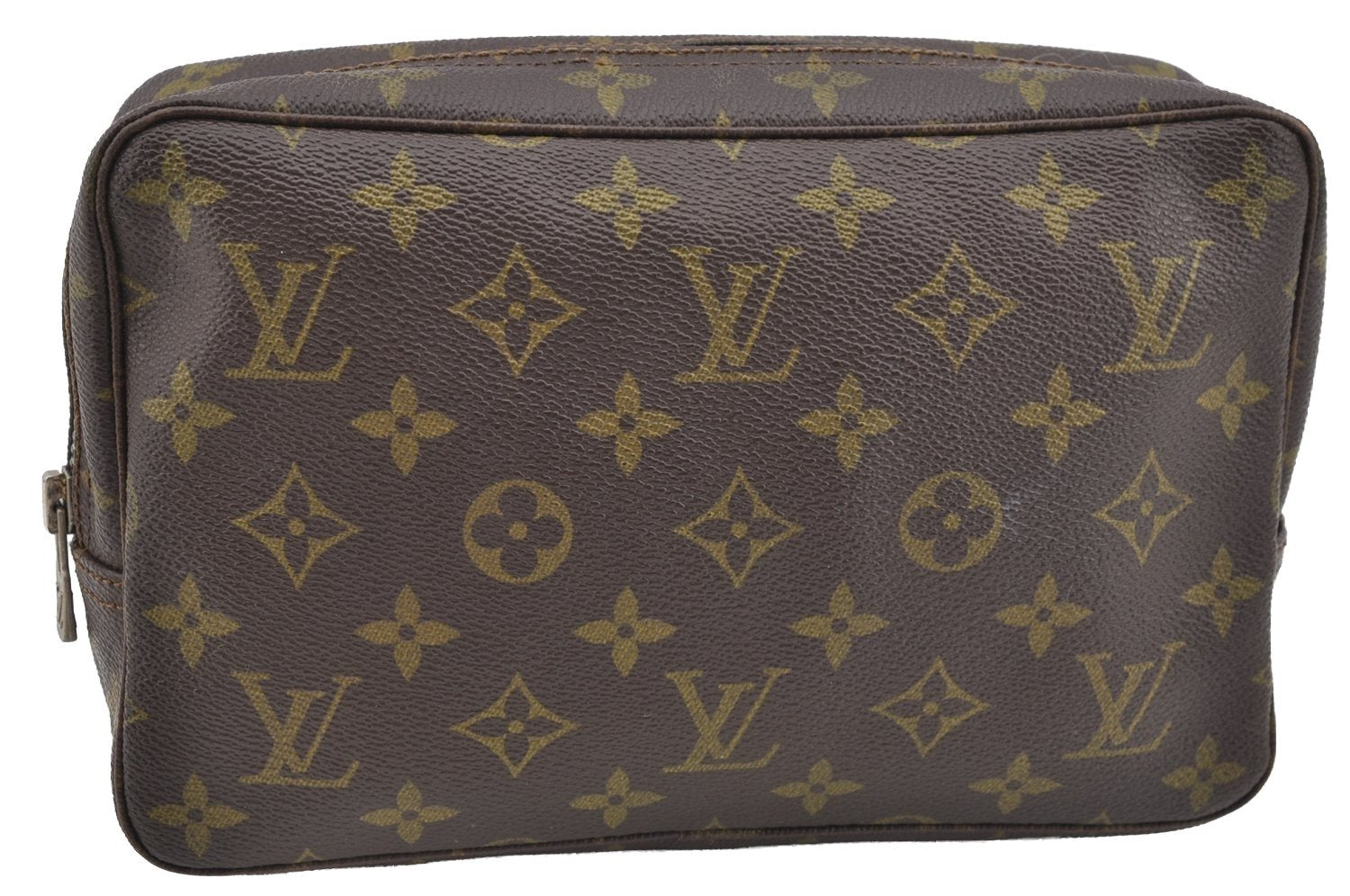 Auth Louis Vuitton Monogram Trousse Toilette 23 Clutch Hand Bag M47524 LV 2008I