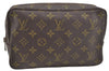 Auth Louis Vuitton Monogram Trousse Toilette 23 Clutch Hand Bag M47524 LV 2008I