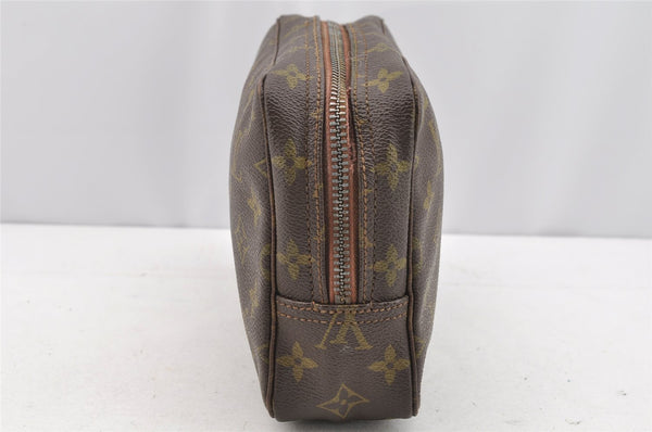 Auth Louis Vuitton Monogram Trousse Toilette 23 Clutch Hand Bag M47524 LV 2008I