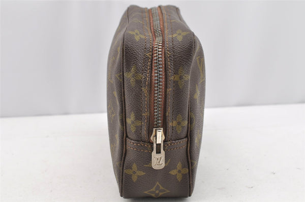 Auth Louis Vuitton Monogram Trousse Toilette 23 Clutch Hand Bag M47524 LV 2008I