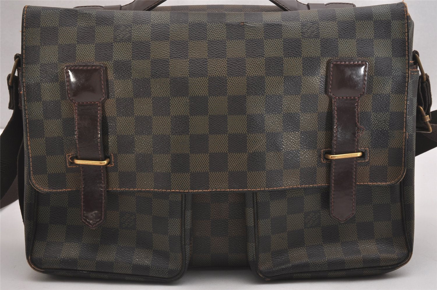 Authentic Louis Vuitton Damier Broadway 2Way Shoulder Hand Bag N42270 LV 2009I
