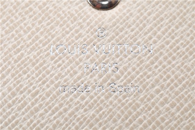 Authentic Louis Vuitton Epi Portefeuille Sarah Long Wallet White M6057J LV 2010G