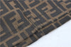 Authentic FENDI Zucca Skirt Canvas Brown Black 2011C