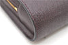 Authentic Louis Vuitton Taiga Baikal Clutch Bag Purple M30186 LV Junk 2011D