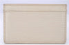 Authentic Louis Vuitton Epi Porte Cartes Simple Card Case White M6030J LV 2011G