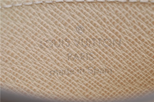 Authentic Louis Vuitton Epi Porte Cartes Simple Card Case White M6030J LV 2011G