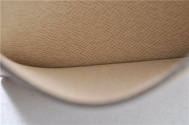 Authentic Louis Vuitton Epi Porte Cartes Simple Card Case White M6030J LV 2011G