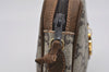 Authentic GUCCI GG Plus Shoulder Cross Body Bag PVC Leather Brown Junk 2011I