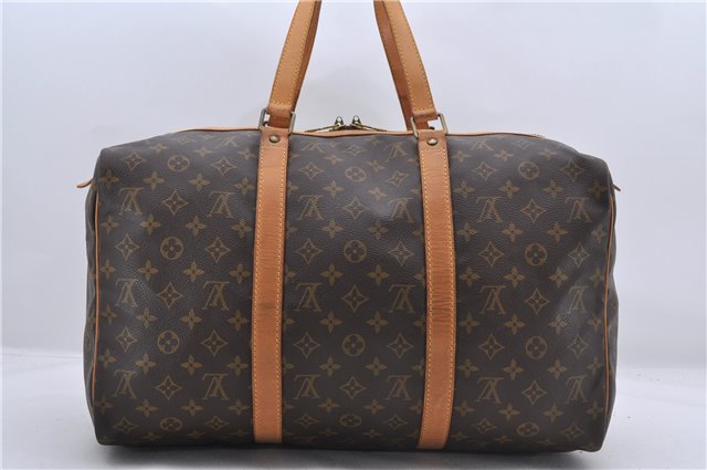 Authentic Louis Vuitton Monogram Sac Souple 45 Hand Boston Bag M41624 LV 2012D