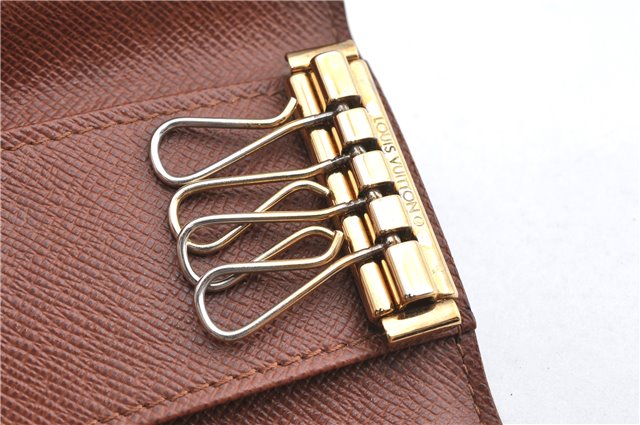 Authentic Louis Vuitton Monogram Multicles 4 Four Hooks Key Case M62631 LV 2012G