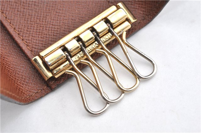 Authentic Louis Vuitton Monogram Multicles 4 Four Hooks Key Case M62631 LV 2012G