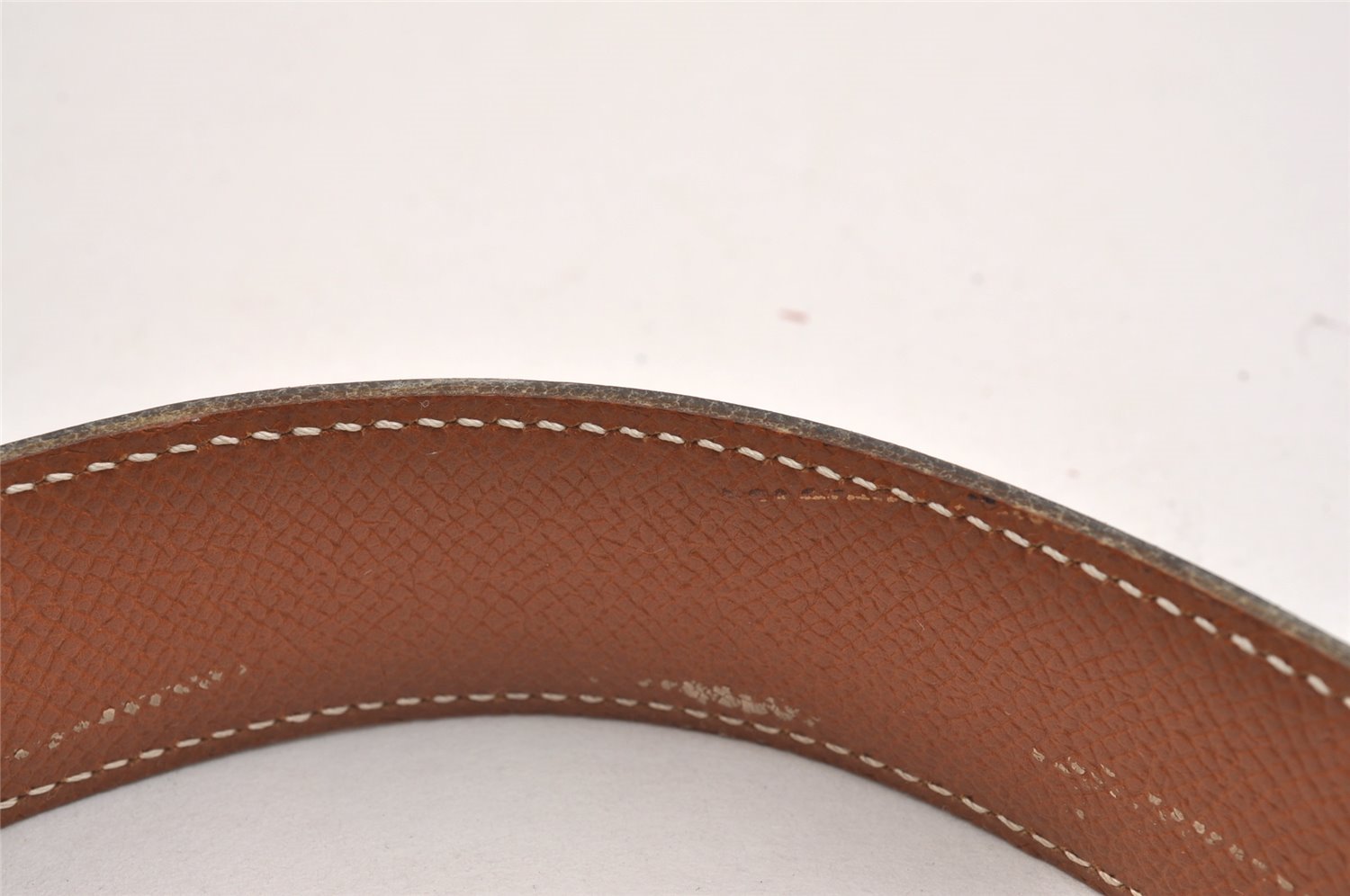 Authentic HERMES Constance Leather Belt Size 65cm 25.6