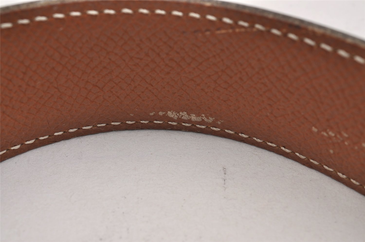 Authentic HERMES Constance Leather Belt Size 65cm 25.6