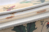Authentic GUCCI Flora Shoulder Cross Body Bag Purse Canvas Leather White 2013D
